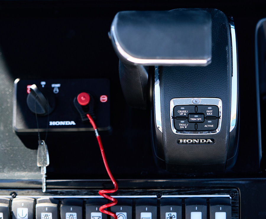 Manetka sterowania od silnika Honda BF200