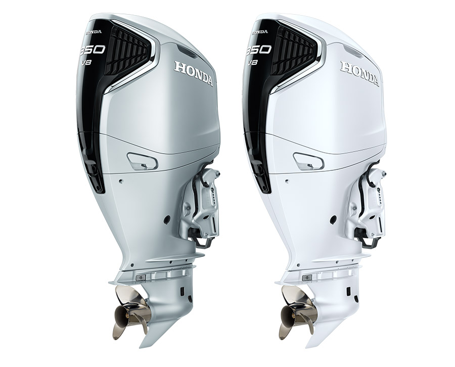 Silnik zaburtowy Honda V8 BF 350 silver white